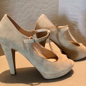 Mark Fischer suede platform heels